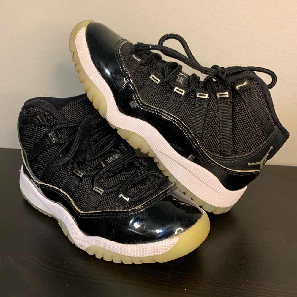 Nike Air Jordan 11 Retro Jubilee 25th Anniversary 378039-011 - Kids size 12C